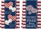 4th of July Kitchen Towels Patriotic Decorations Stripe Stars Heart Dish Towels Memorial Day Independence Day Hand Towels 18x26 Inch Set of 2
